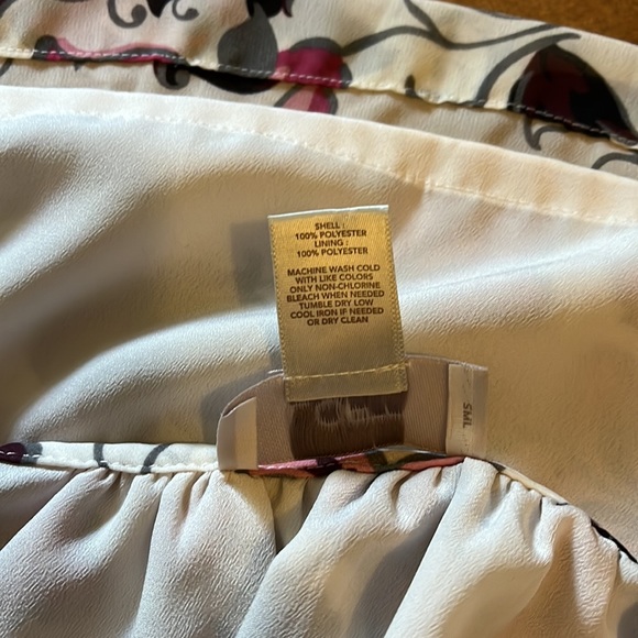 Floral Flowy MIDI LOFT Dress women L - Picture 11 of 12